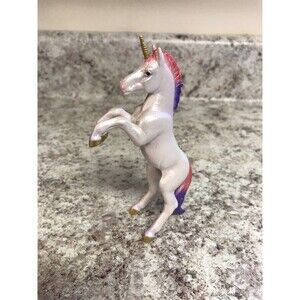 Breyer Horse CollectA 2018 Rainbow Rearing Unicorn Foal #88870